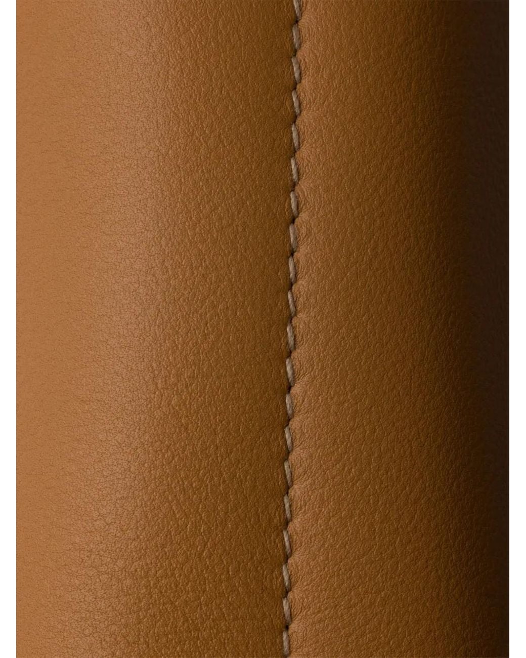 Prada Brown Medium Leather Soft Sound Shoulder Bag