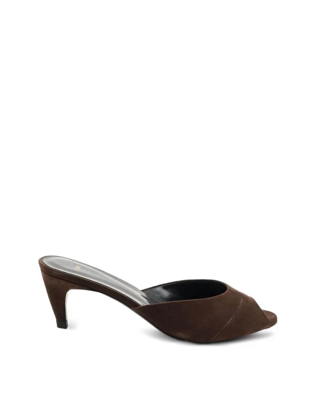 Jude Brown Suede Peep-Toe Sandals