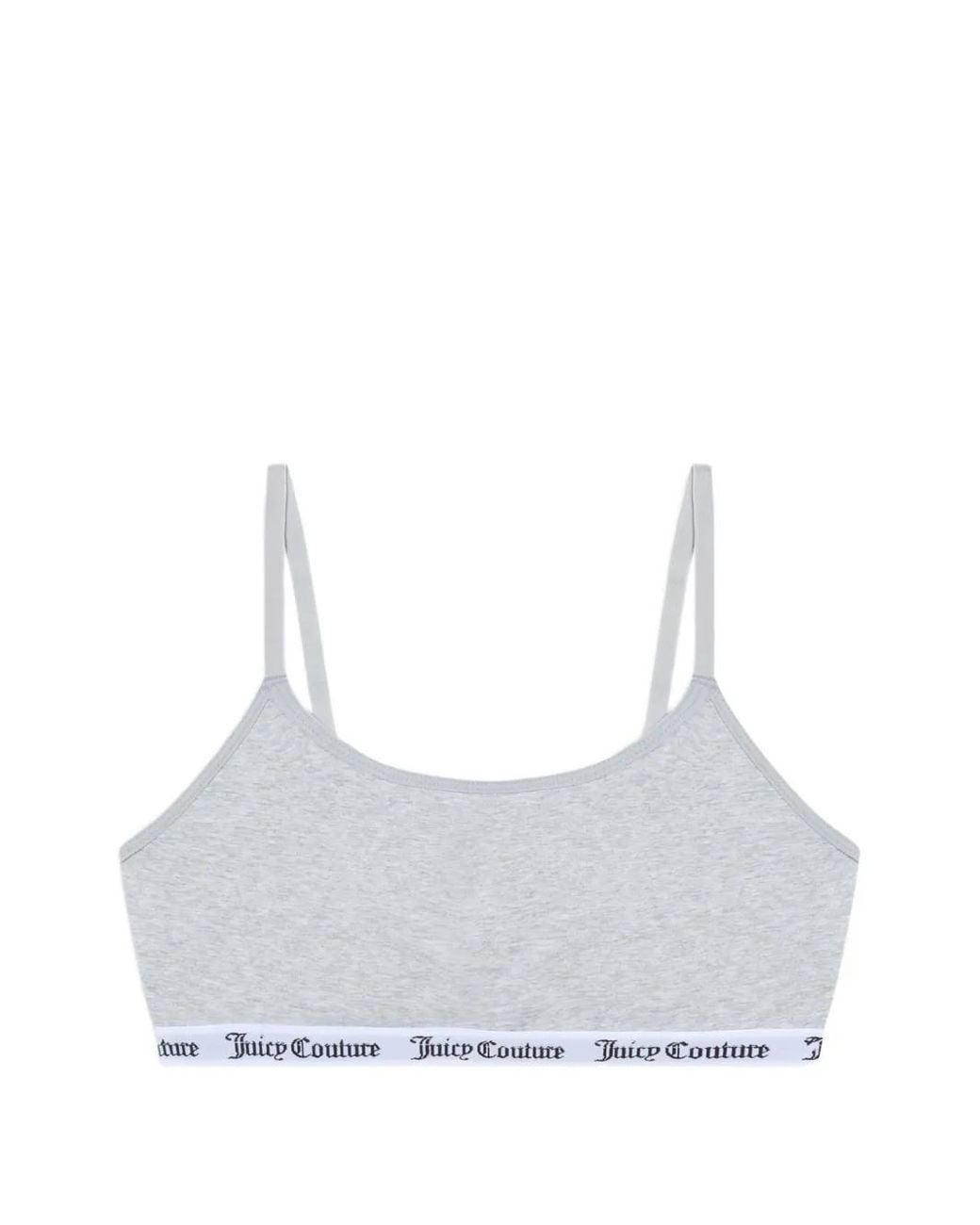Juicy Couture White Brassière À Bande Logo