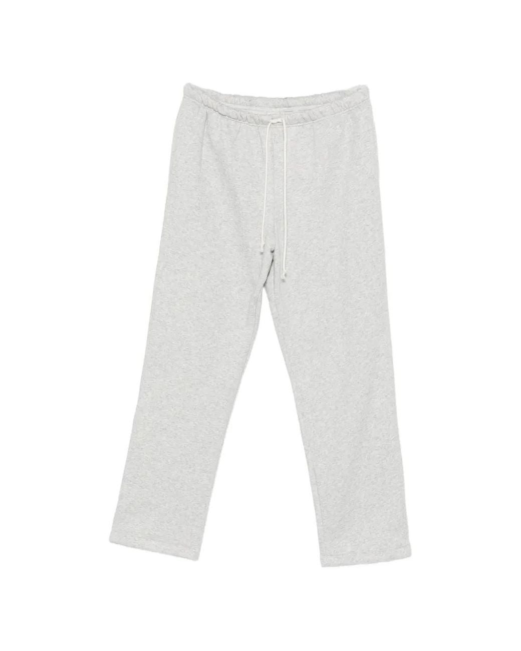 Skims White Drawstring-Fastening Track Pants for men