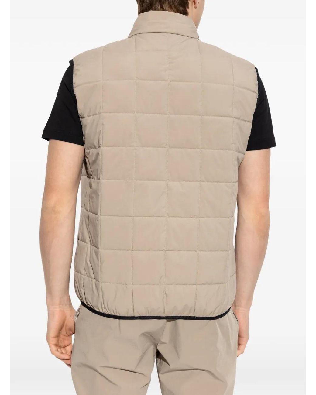 EA7 Bodywarmer Met Logopatch in het Natural voor heren