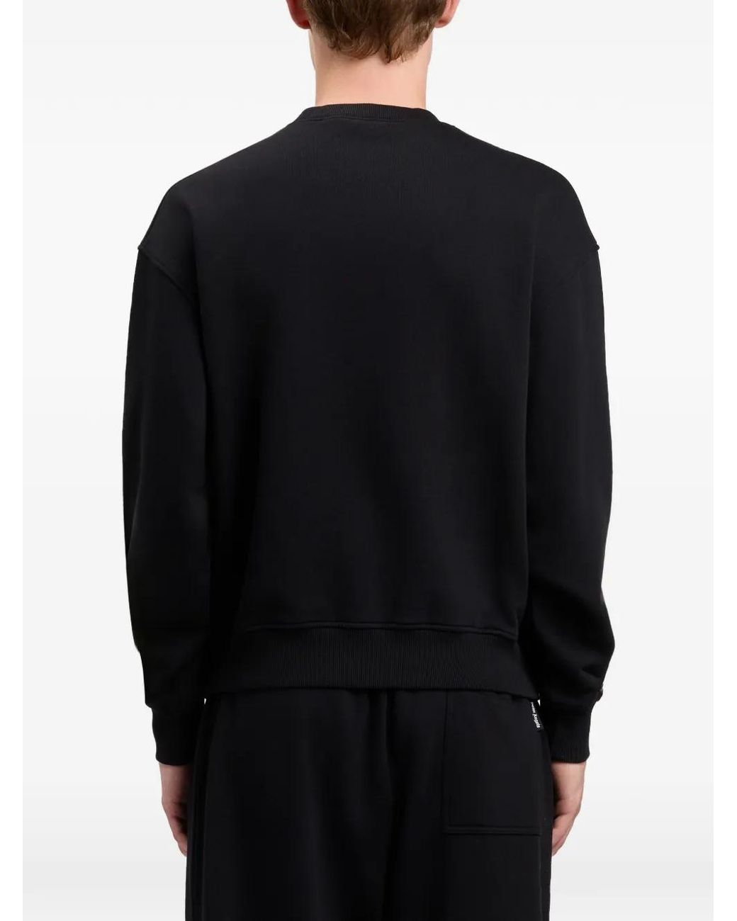 Palm Angels Black Logo Sweatshirt for men