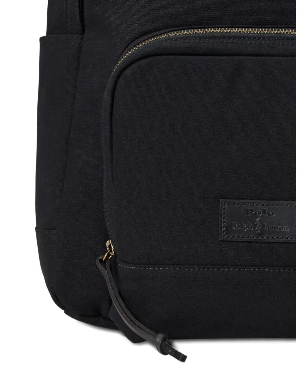 Polo Ralph Lauren Black Canvas Backpack for men