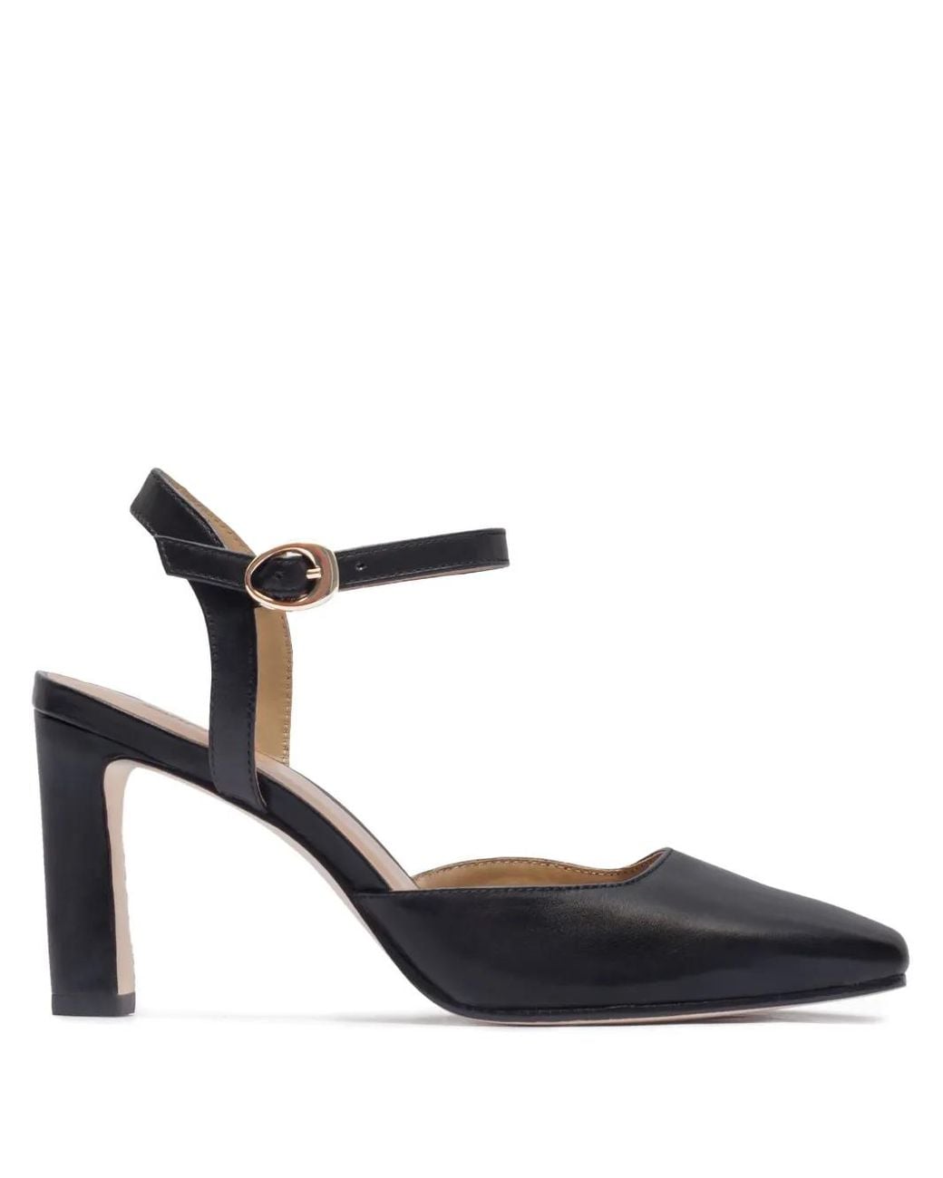 Bernardo White 80Mm Gama Ankle-Strap Pumps