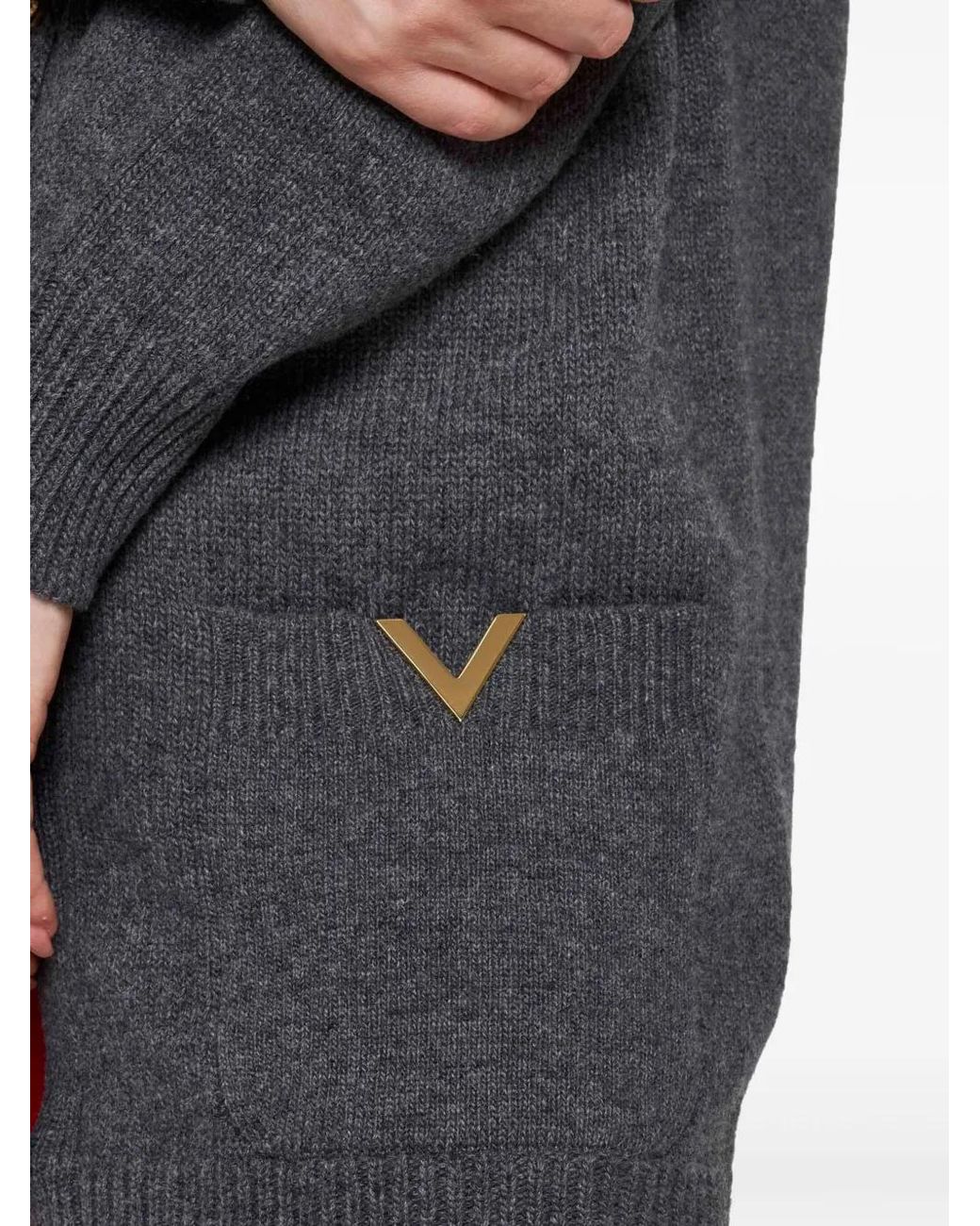 Valentino Garavani Blue Vgold Cardigan