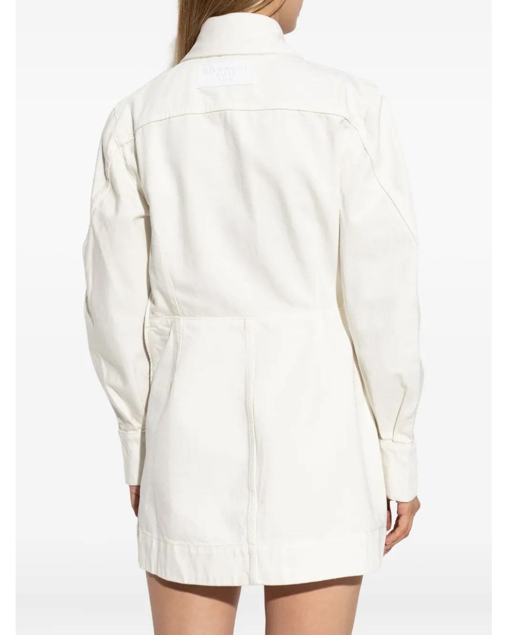 Givenchy White Cocoon Mini Dress