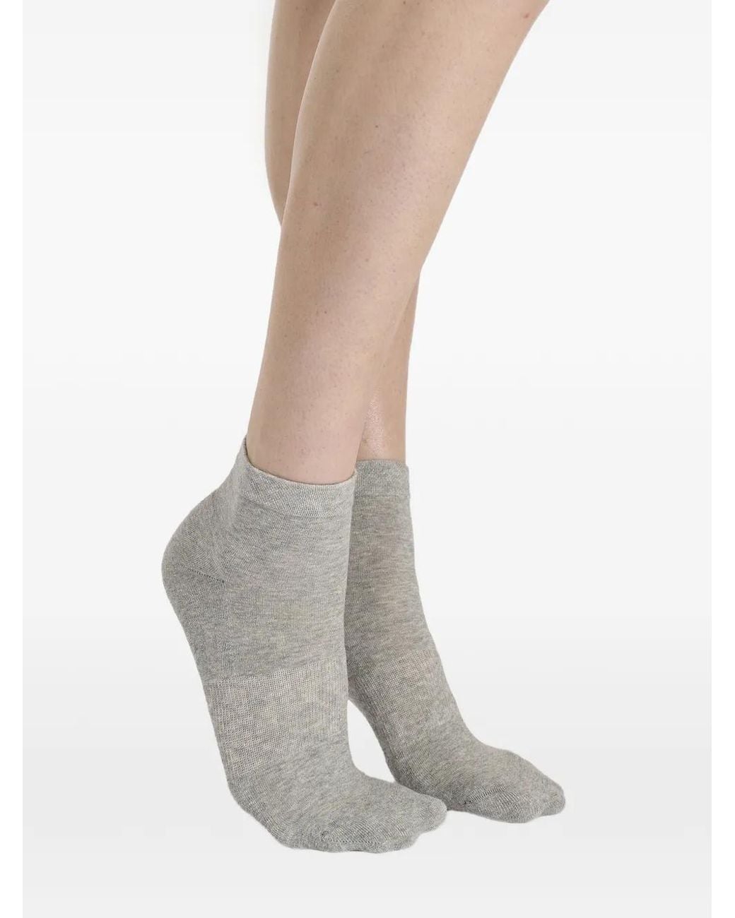 Wolford White Ankle-Length Socks (Set Of Two)