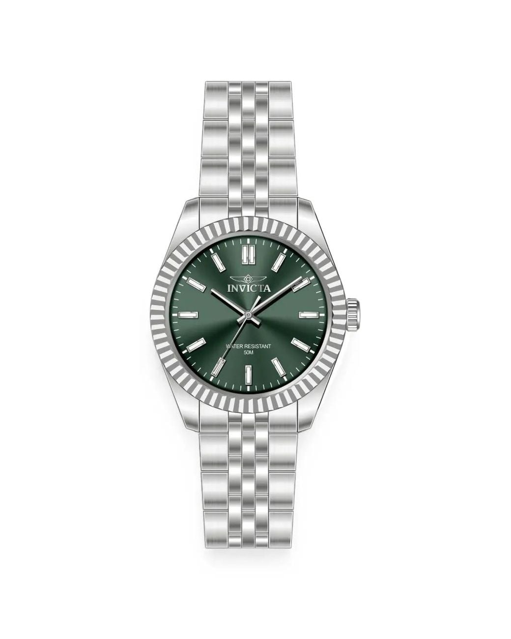 INVICTA WATCH White Specialty Fluted Bezel 43Mm Watch