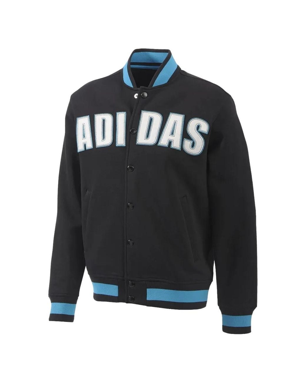 Adidas Black Fleece Varsity Jacket for men