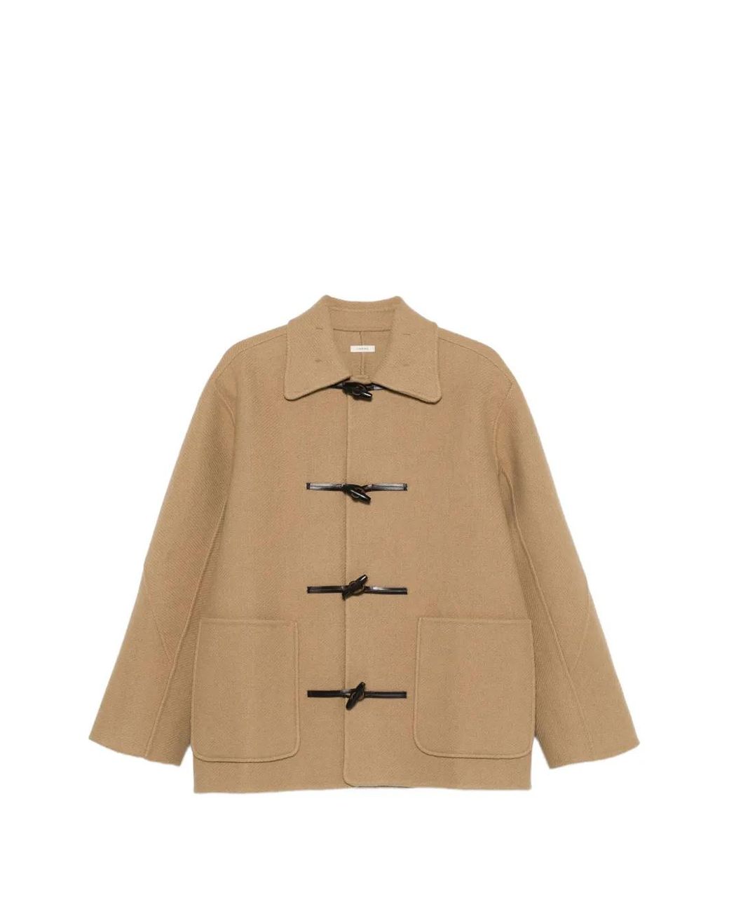 LAMRONS Natural Manteau À Fermeture Duffle-Coat