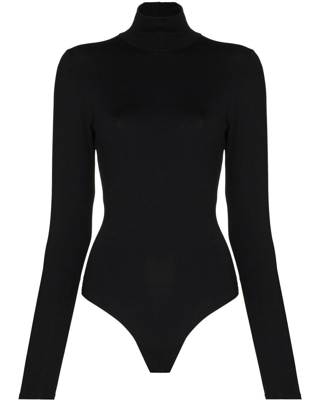 Spanx Cotton Suit Yourself Long-sleeve Bodysuit in Black - Lyst