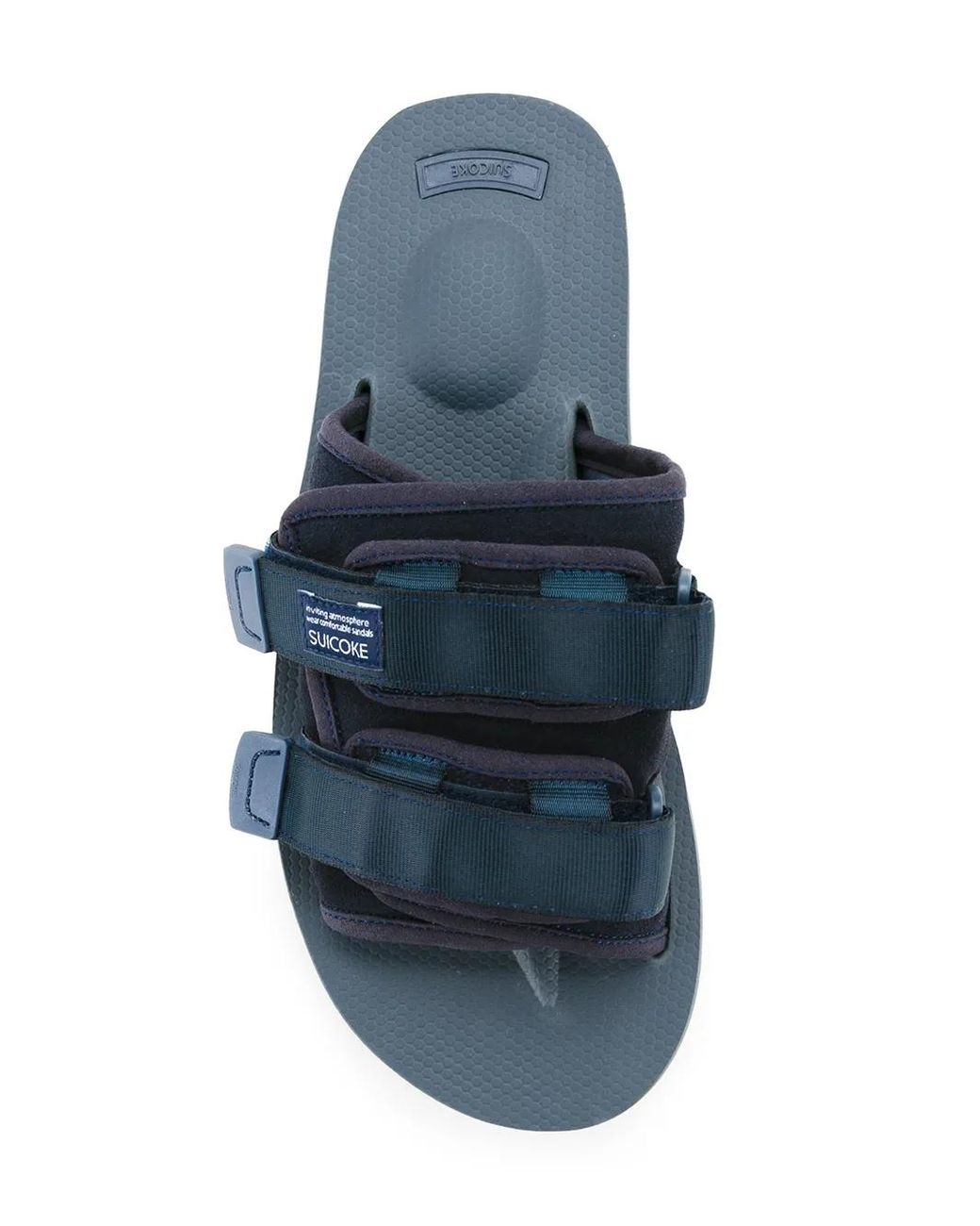 Suicoke Blue Slider Sandals for men