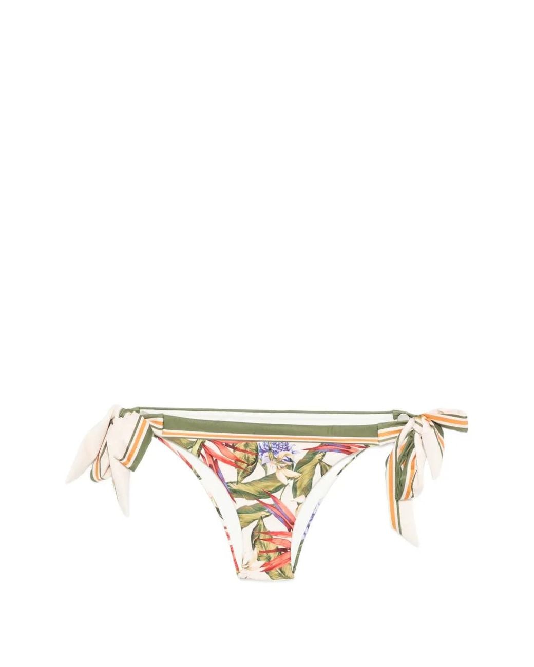 Farm Rio Metallic Strelitzia Bow Bikini Bottom