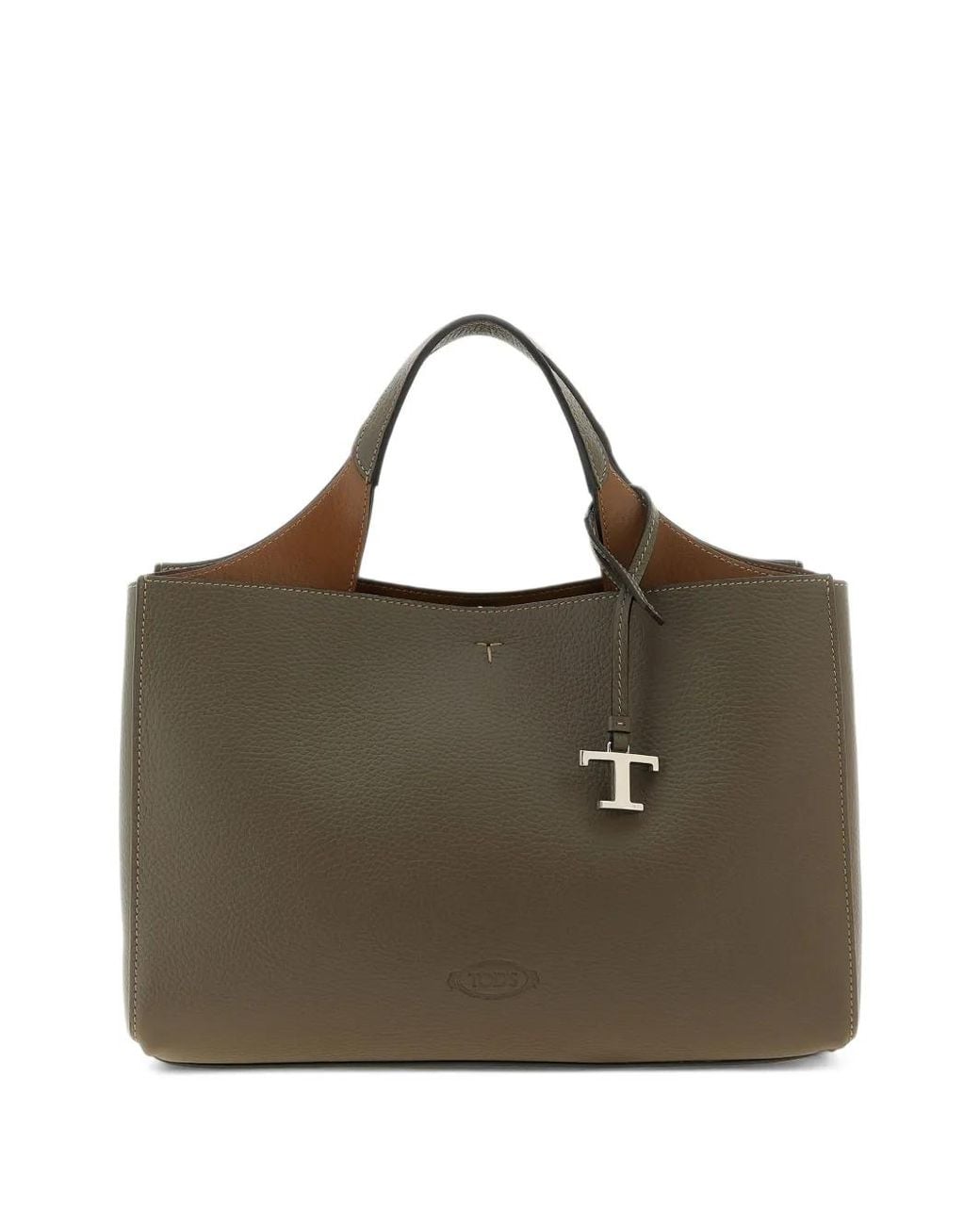 Tod's Brown Leather Tote Bag