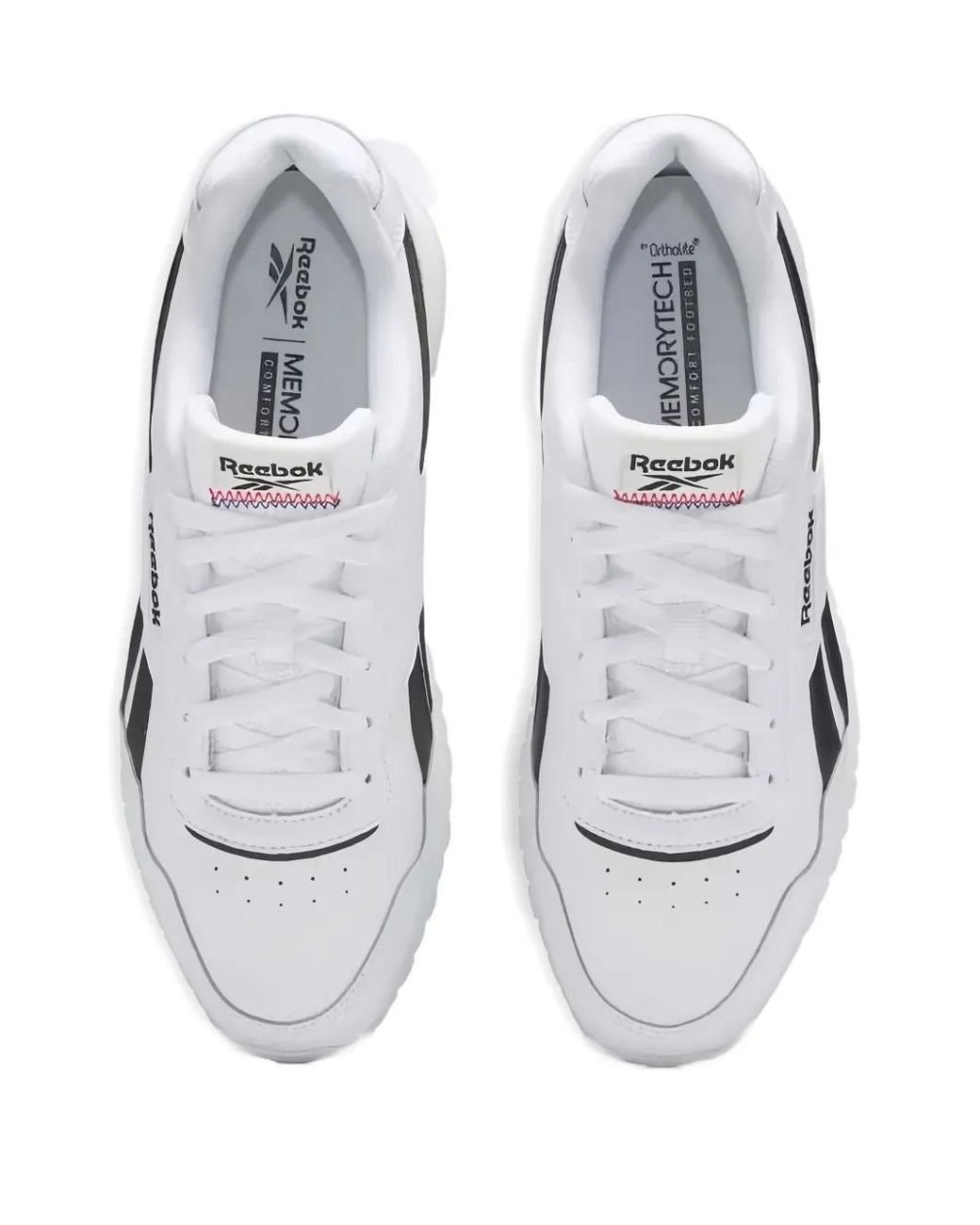 Reebok White Glide Stripe Sneakers for men
