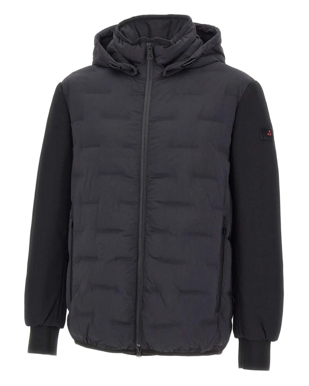 Peuterey Blue Holzer Sjn Bmat Square-Quilting Jacket for men