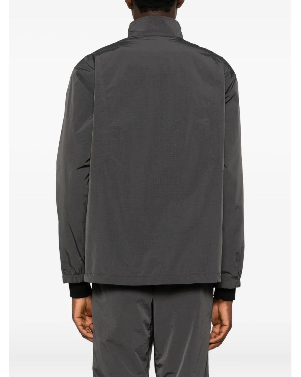 Goldwin Gray Ripstop Windbreaker Jacket for men