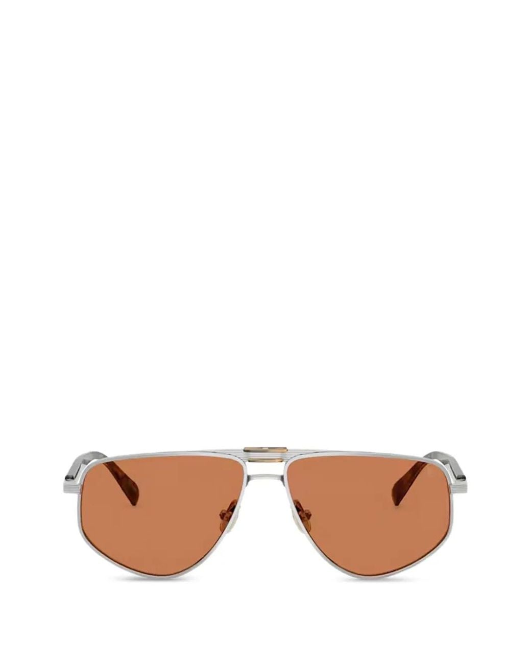 Brunello Cucinelli Pink Dike Pilot-Frame Sunglasses