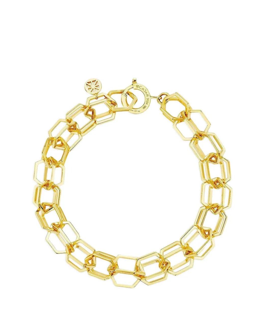 CADAR Metallic B Home Wide Link Bracelet