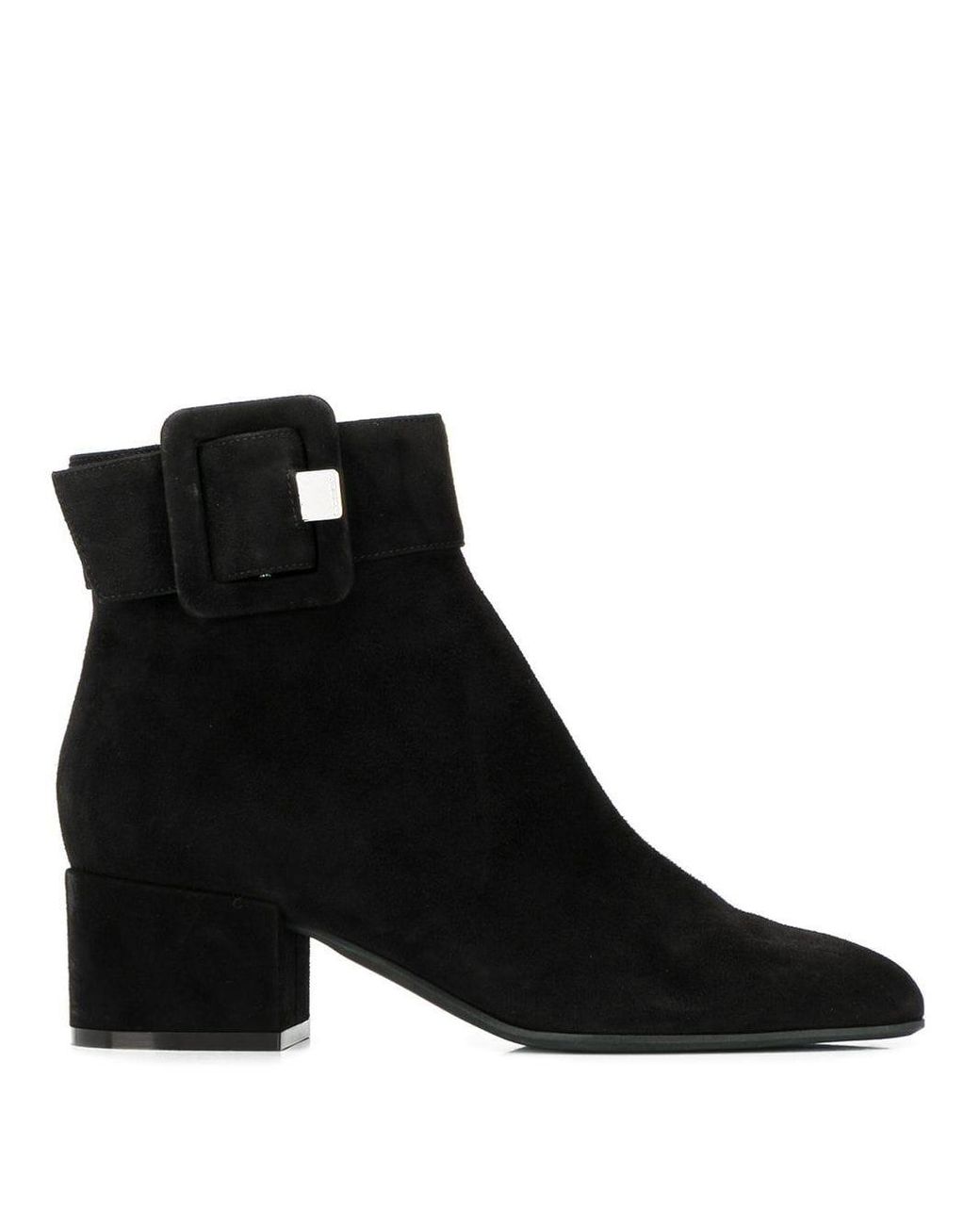 mia black ankle boots