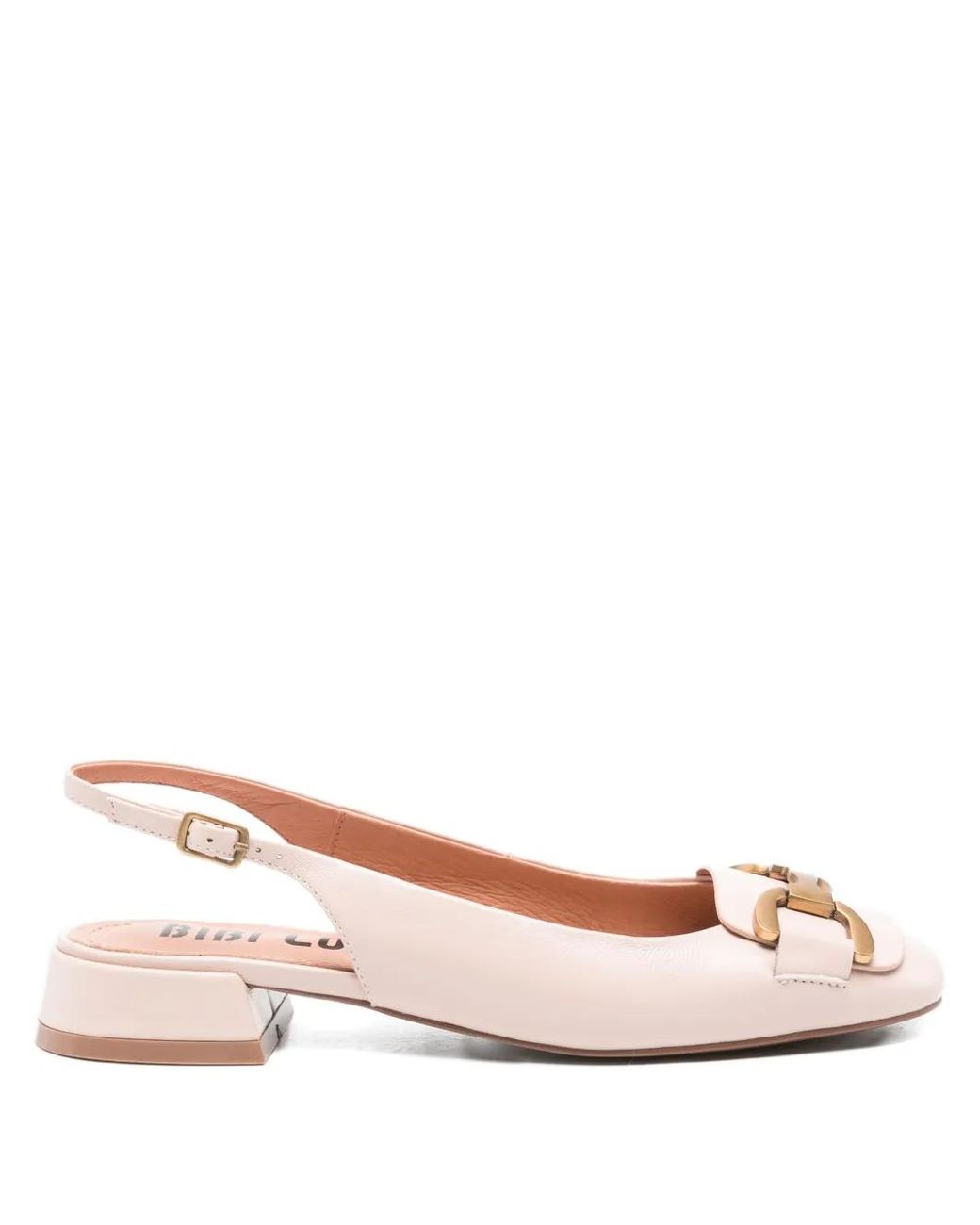 Bibi Lou Pink 25Mm Vela Leather Pumps