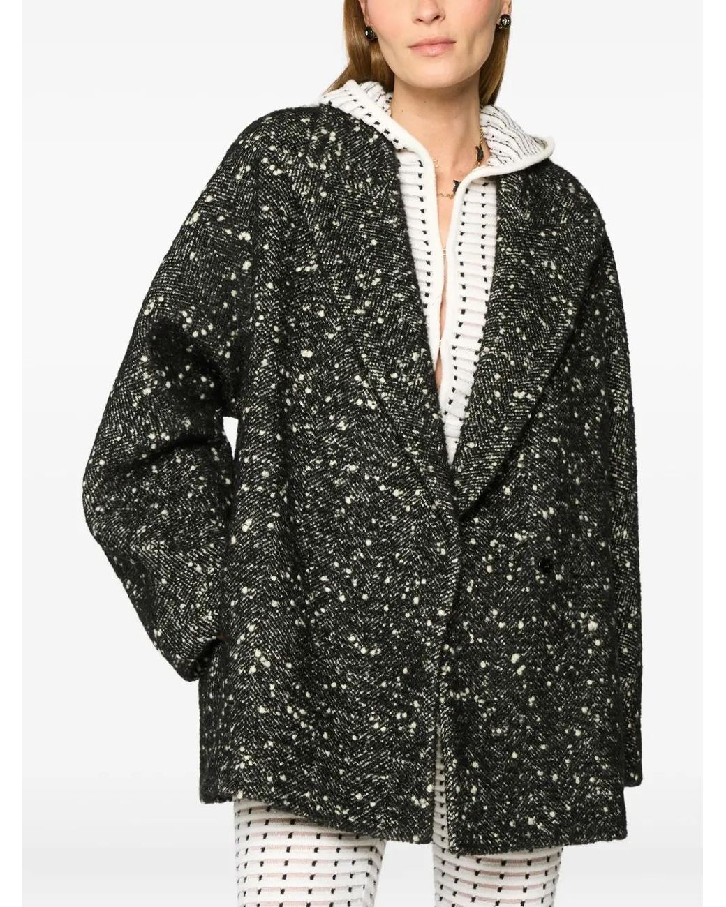 Genny Black Bouclé Jacket