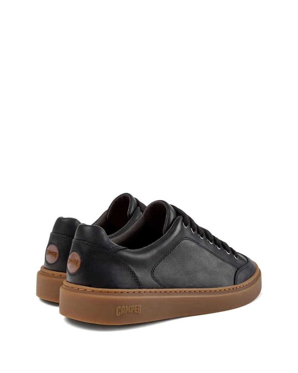 Camper Black Runner Twentyfive Leather Sneakers for men
