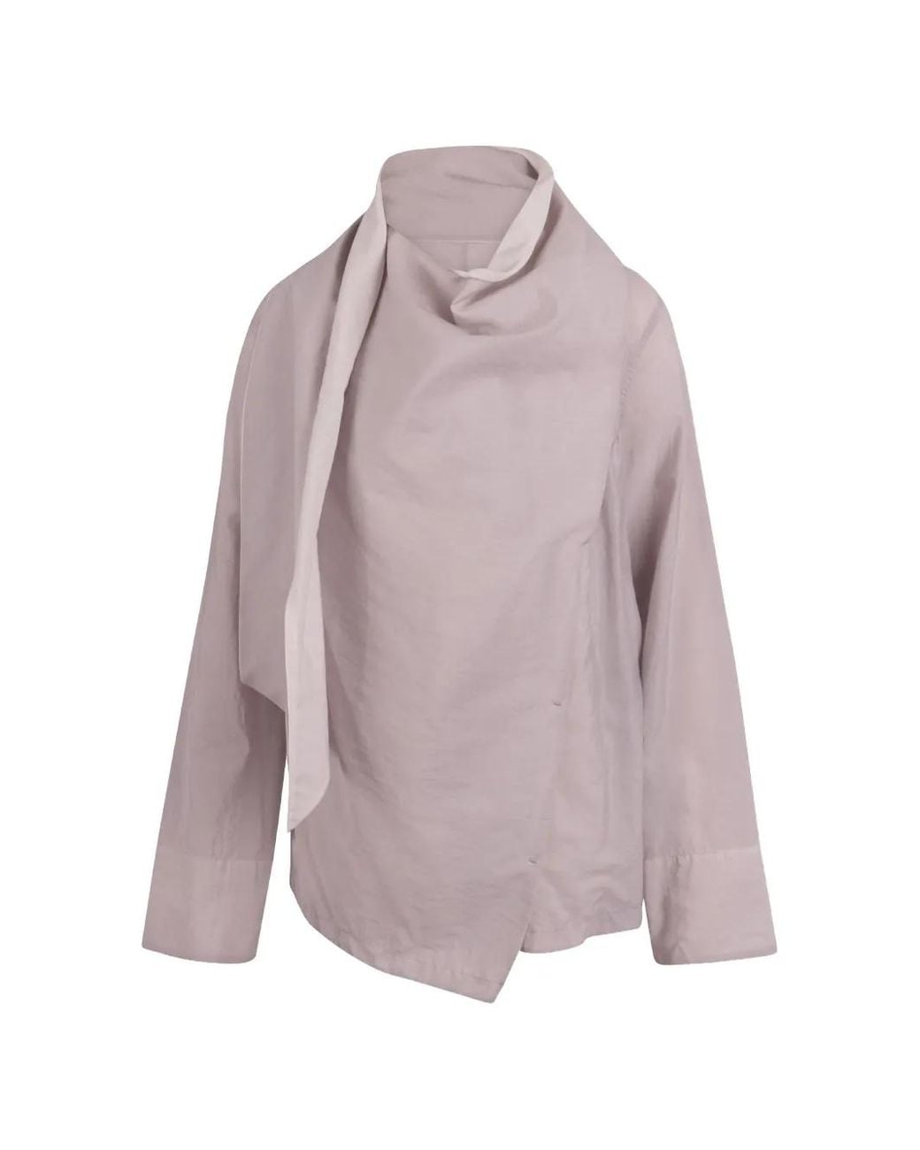 Soeur Purple Leonore Draped-Panel Blouse