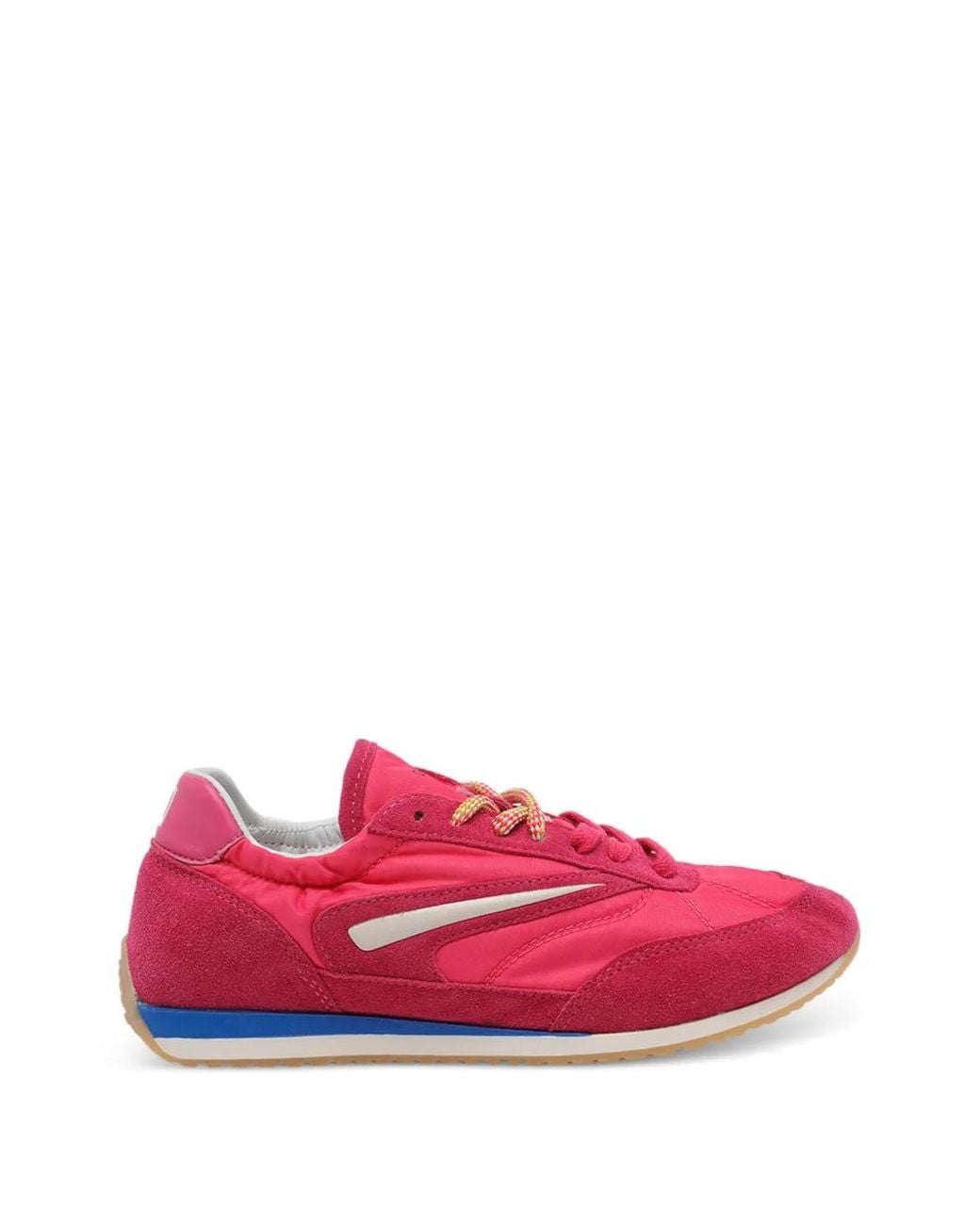Date Pink Sneakers Mit Runder Kappe