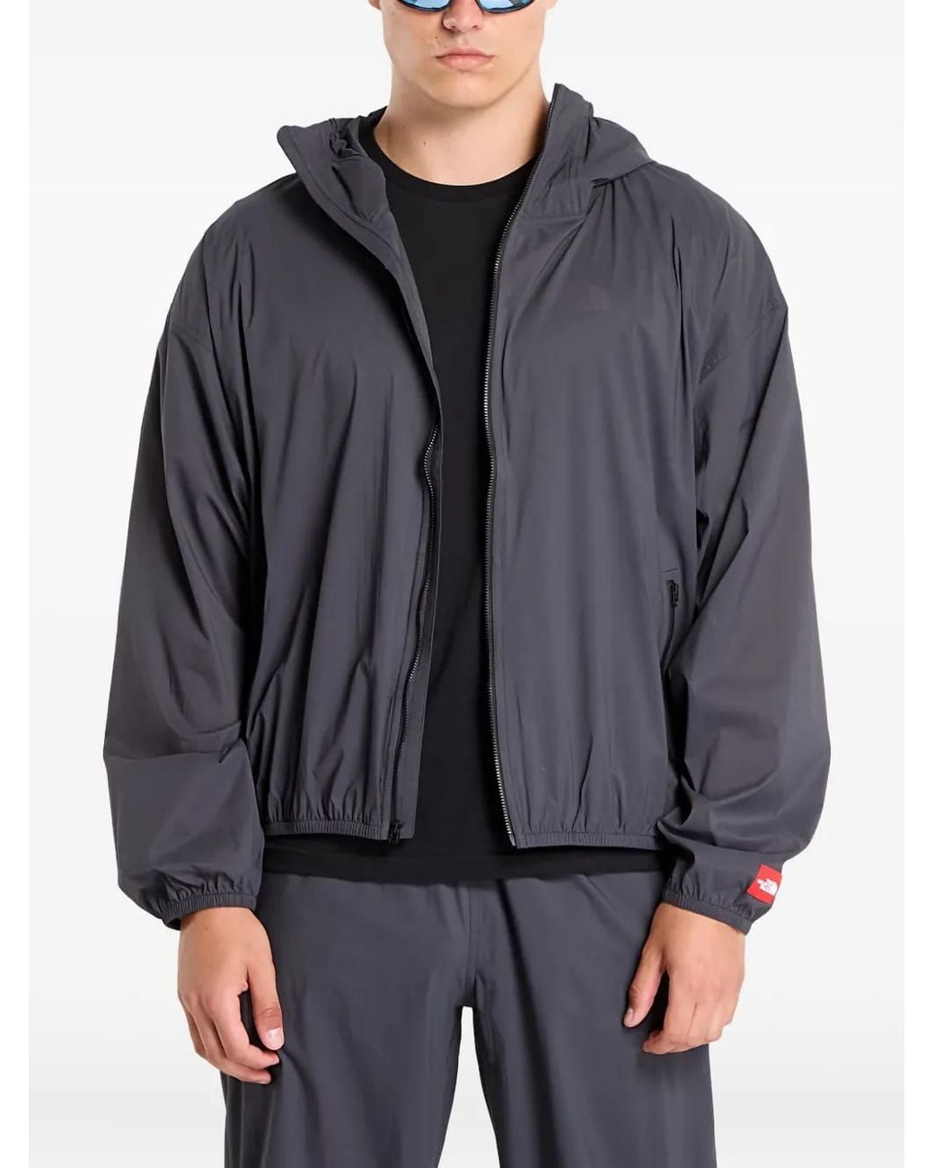The North Face Blue Logo-Patch Jacket for men