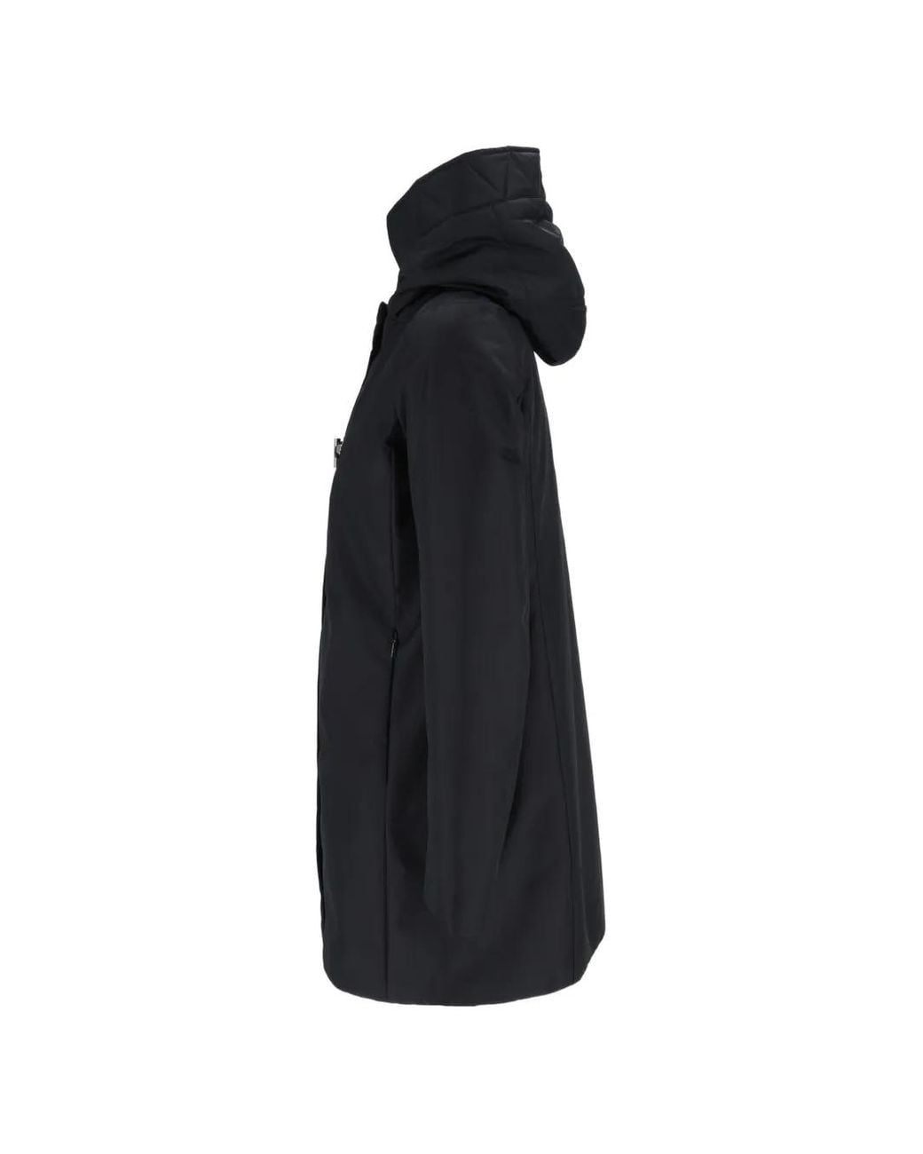 Fay Blue Duffle-Coat À Capuche