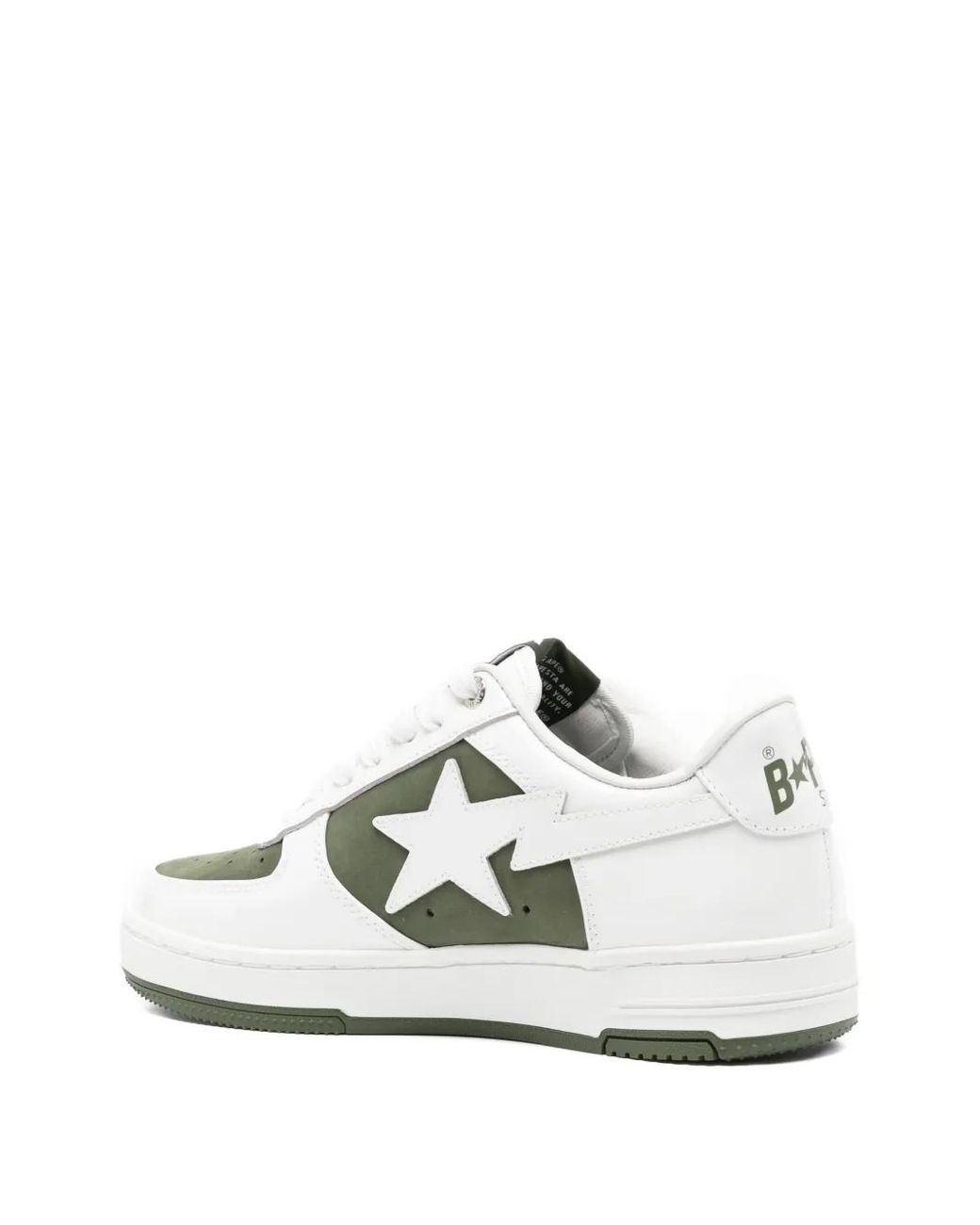 A Bathing Ape White Bape Sta Sneakers