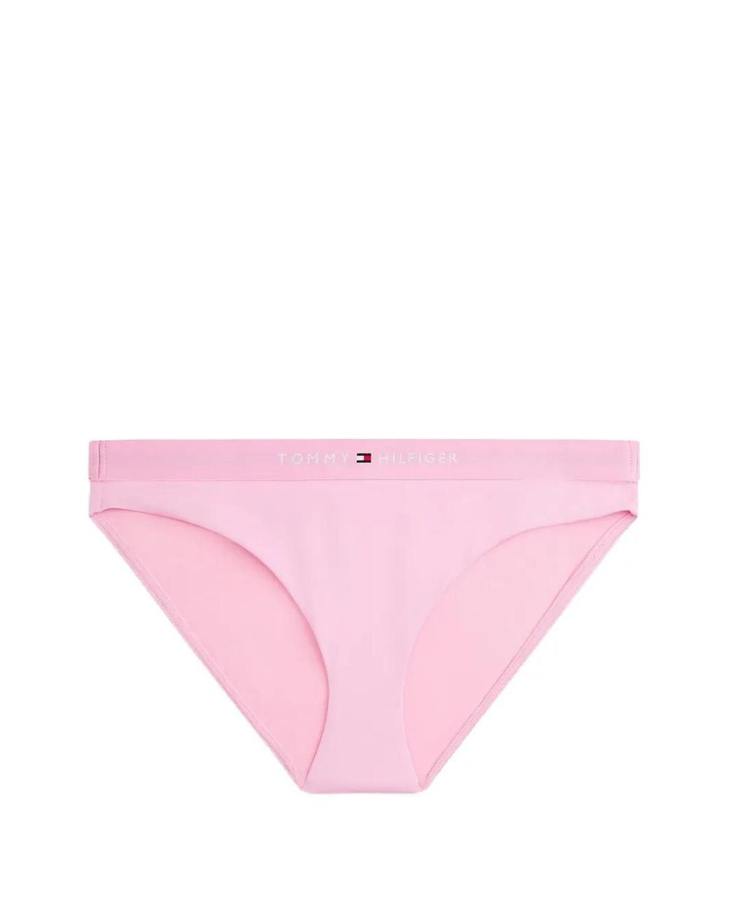 Tommy Hilfiger Pink Original Logo Classic Bikini Bottoms