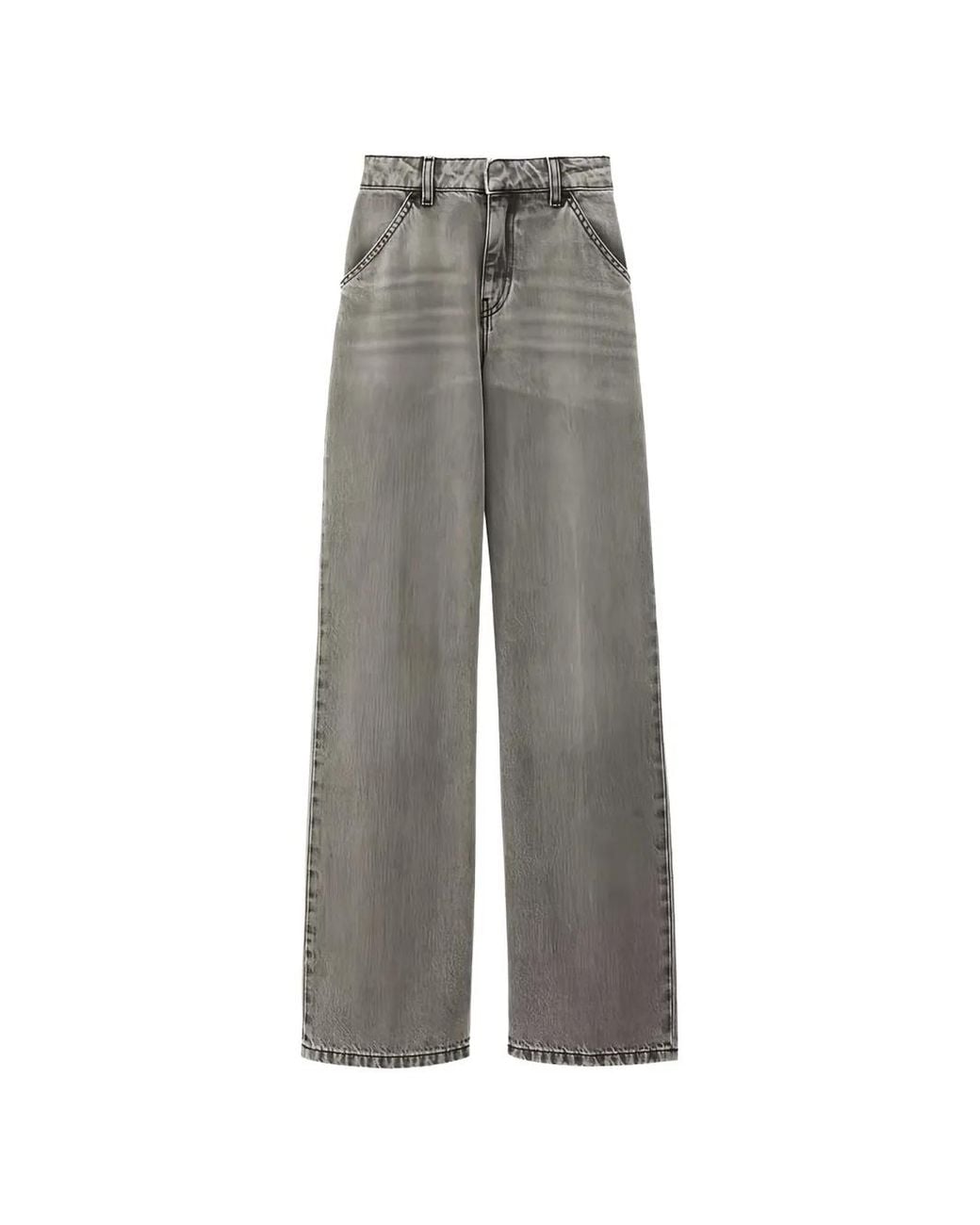 Vaqueros Con Trabillas Ba&sh de color Gray