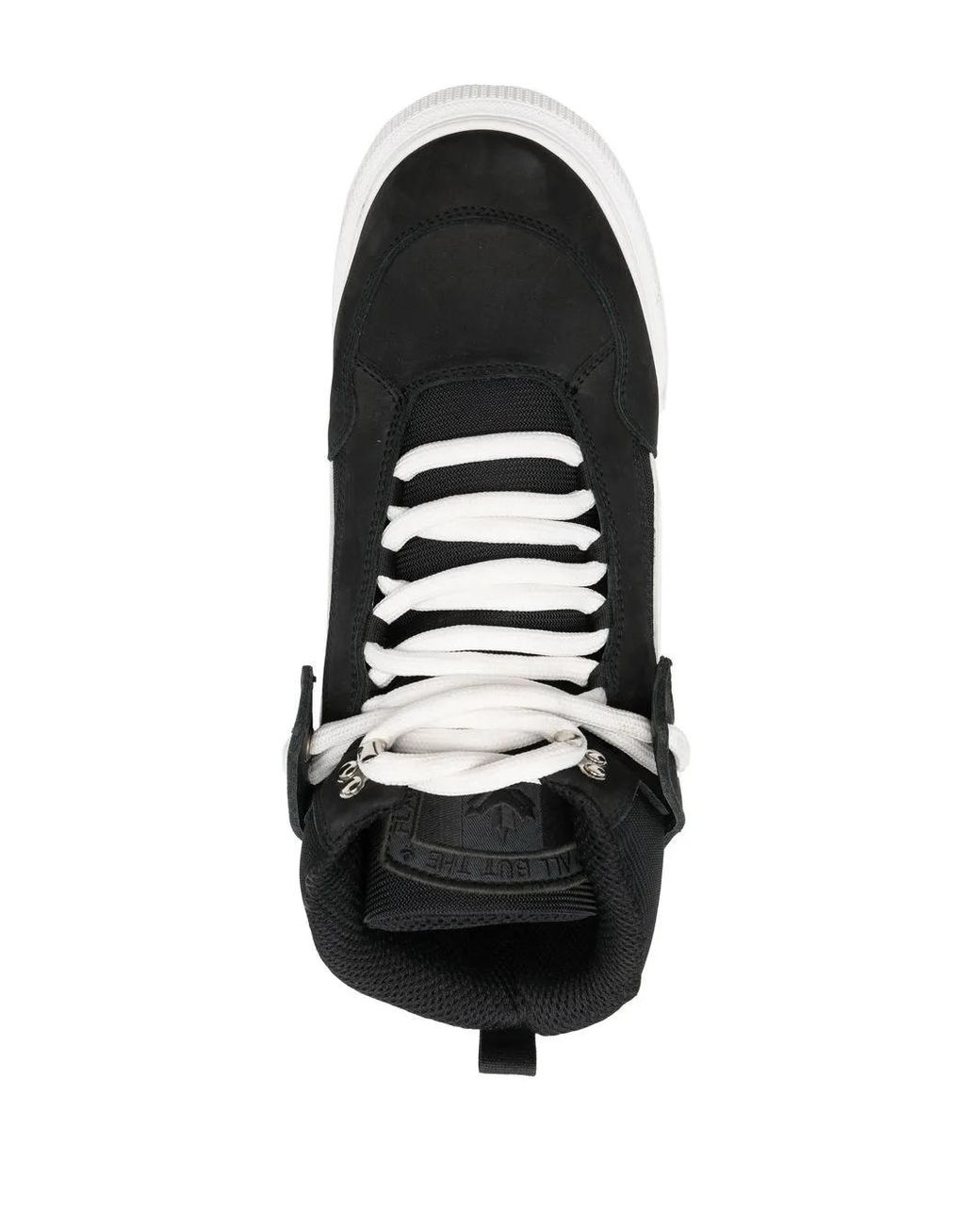 DSquared² Black Two-Tone High-Top Sneakers for men