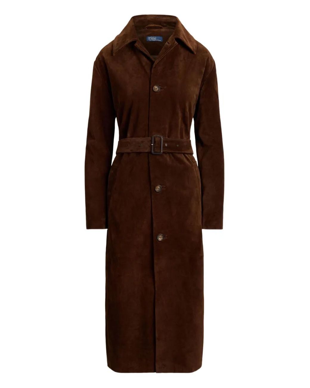 Polo Ralph Lauren Brown Suede Coat