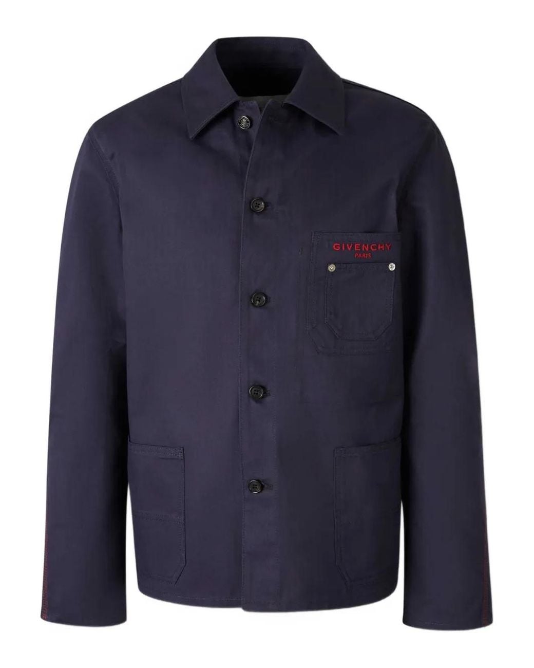 Givenchy Blue Couture Seam Jacket for men