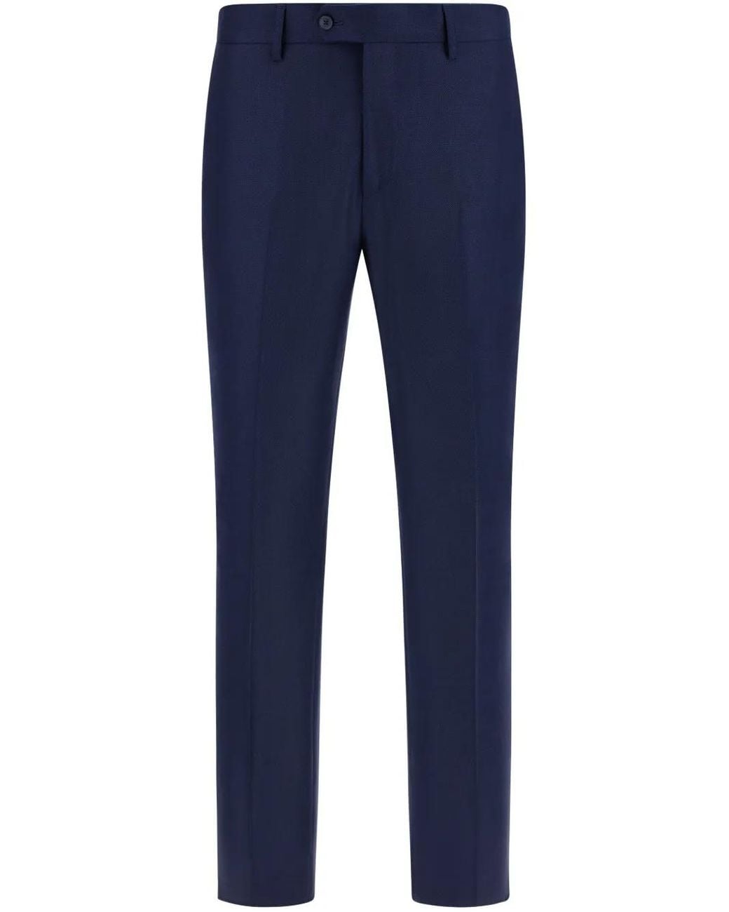 Boggi Blue Bird's Eye Trousers for men