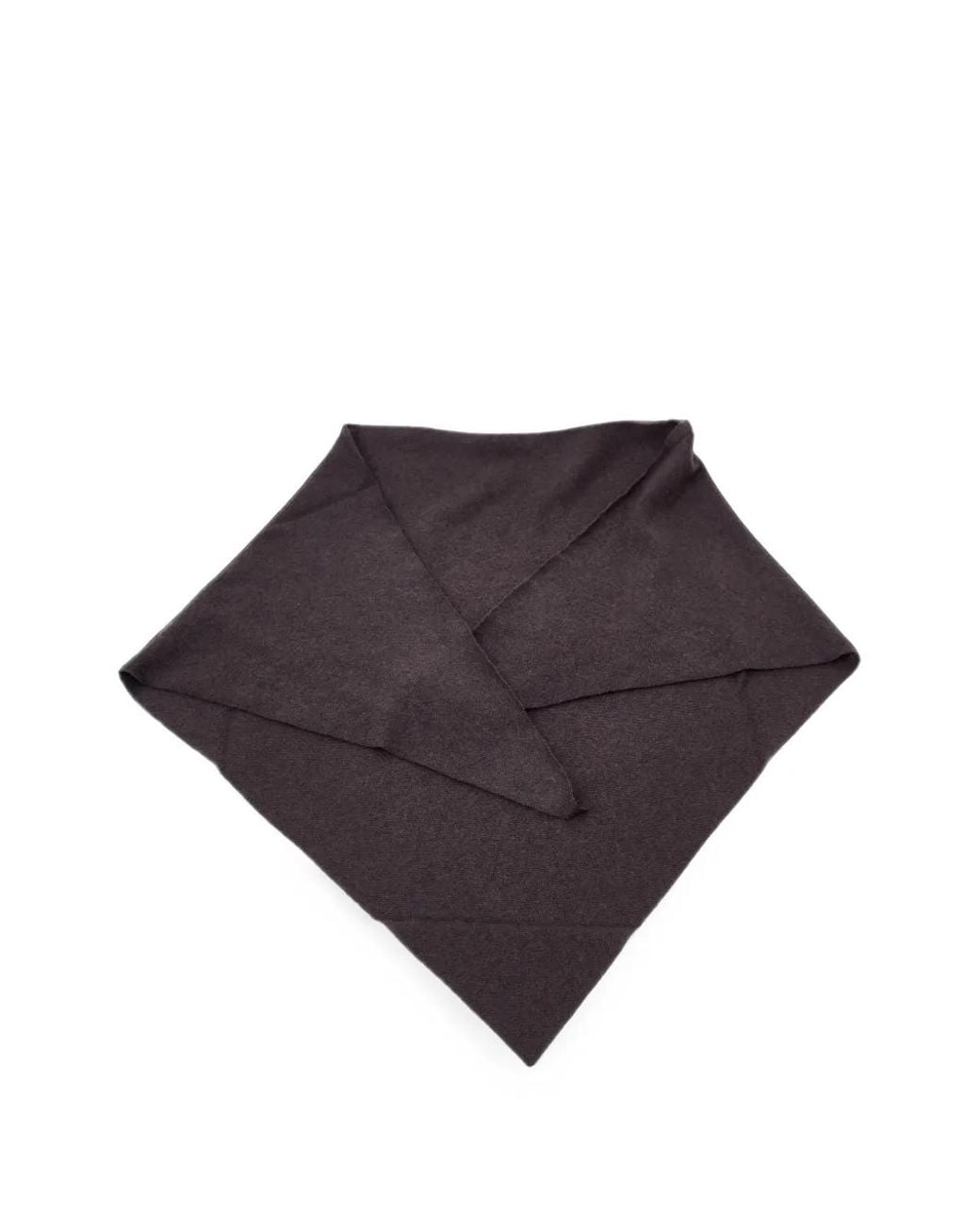 Faliero Sarti Brown Triax Triangular-Shape Scarf