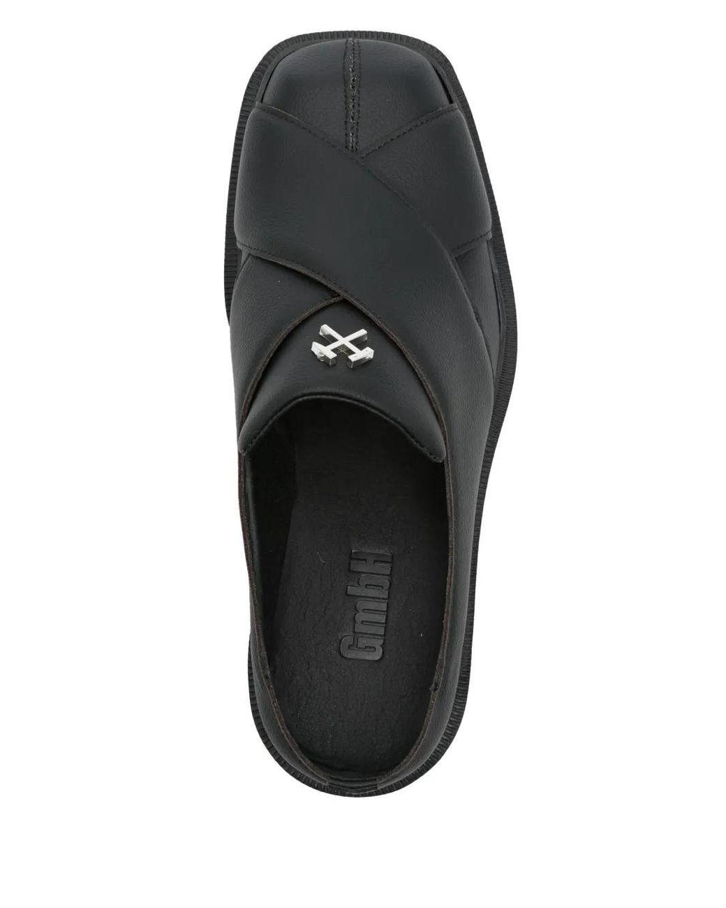 GmbH Black Basim Crossover Loafers for men