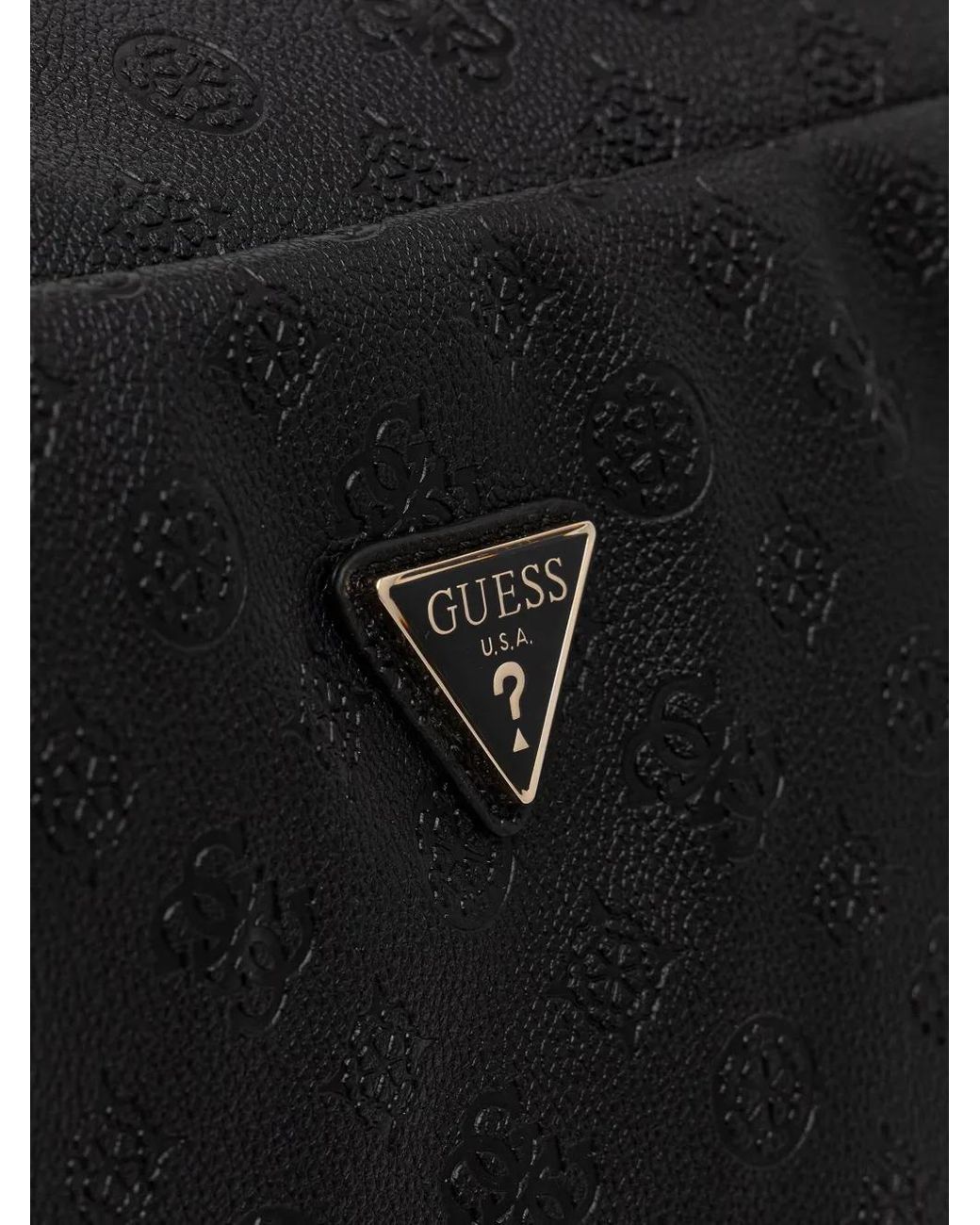 Guess Black Devon Travel Tote Bag