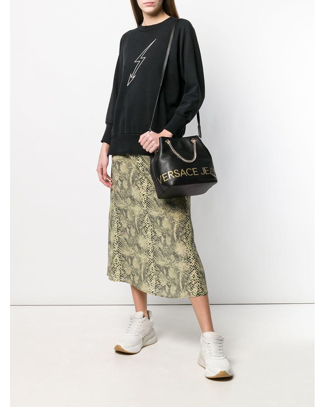 Versace Jeans Couture Denim Logo Bucket 