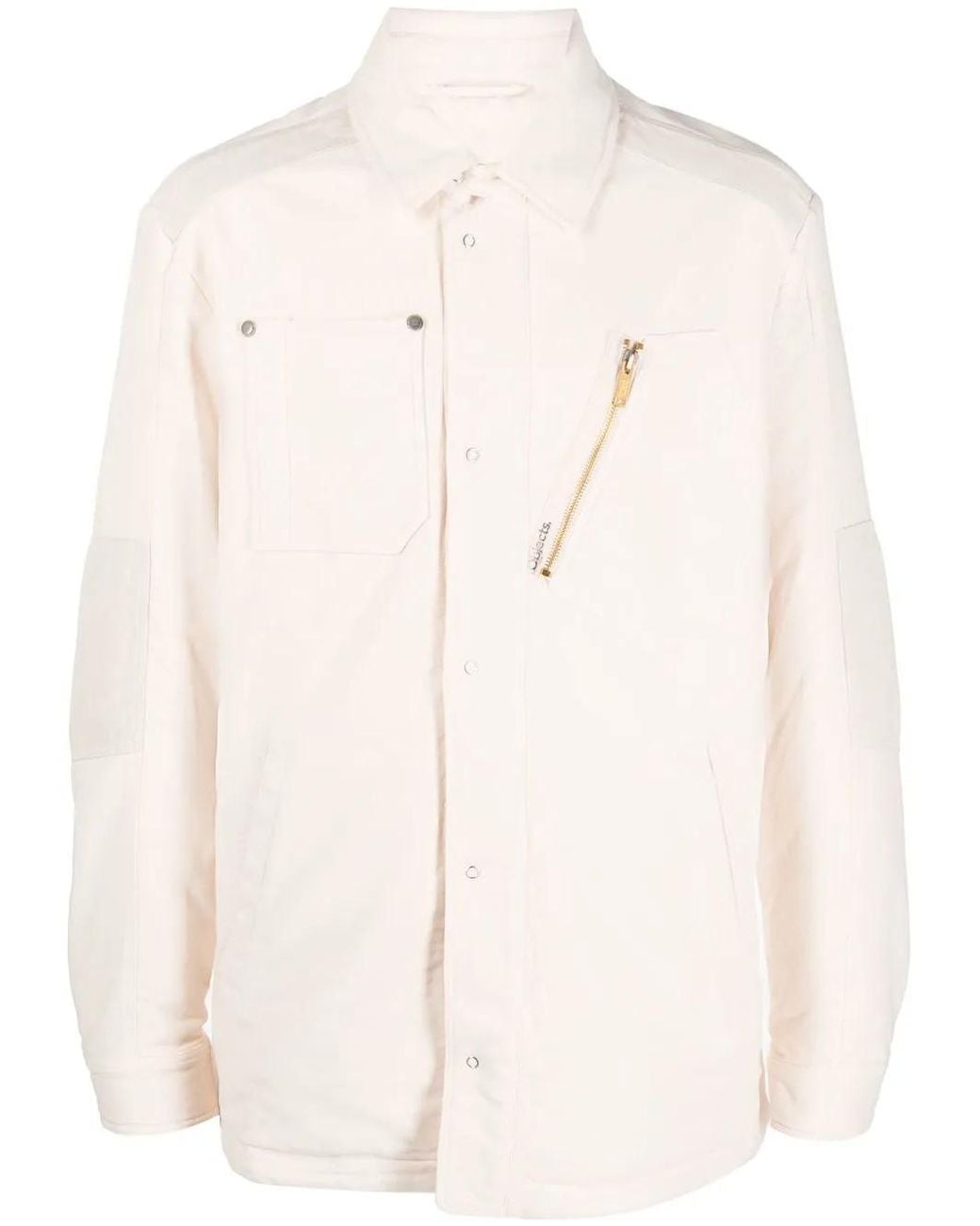 Objects IV Life Natural Logo-Patch Shirt Jacket for men