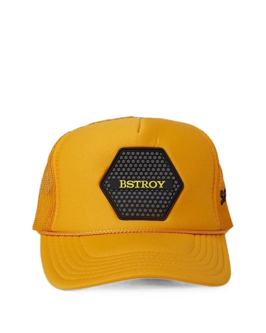 Bstroy Orange Bonnet À Patch Logo