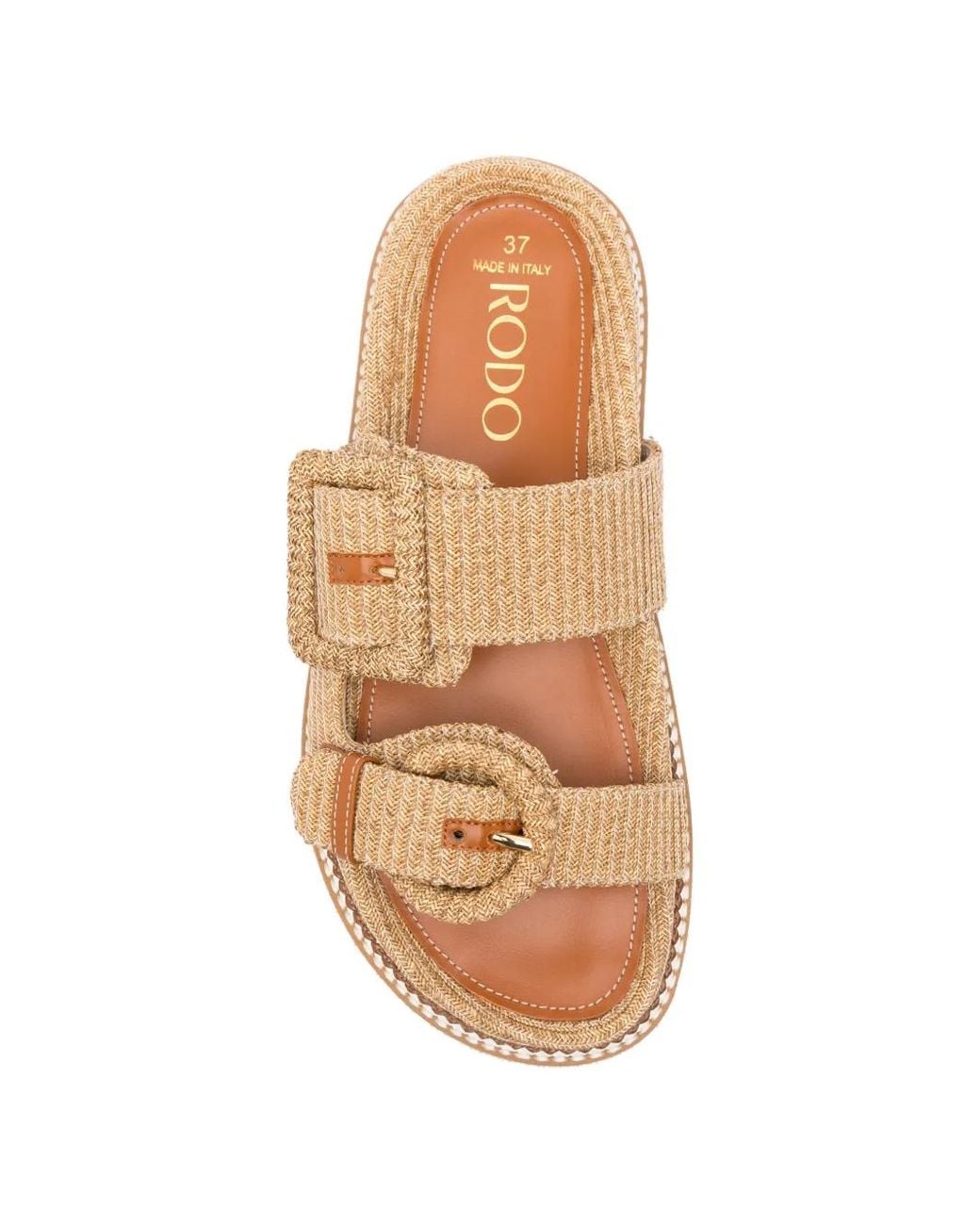 Rodo Brown Sandalen Mit Schnallendetail