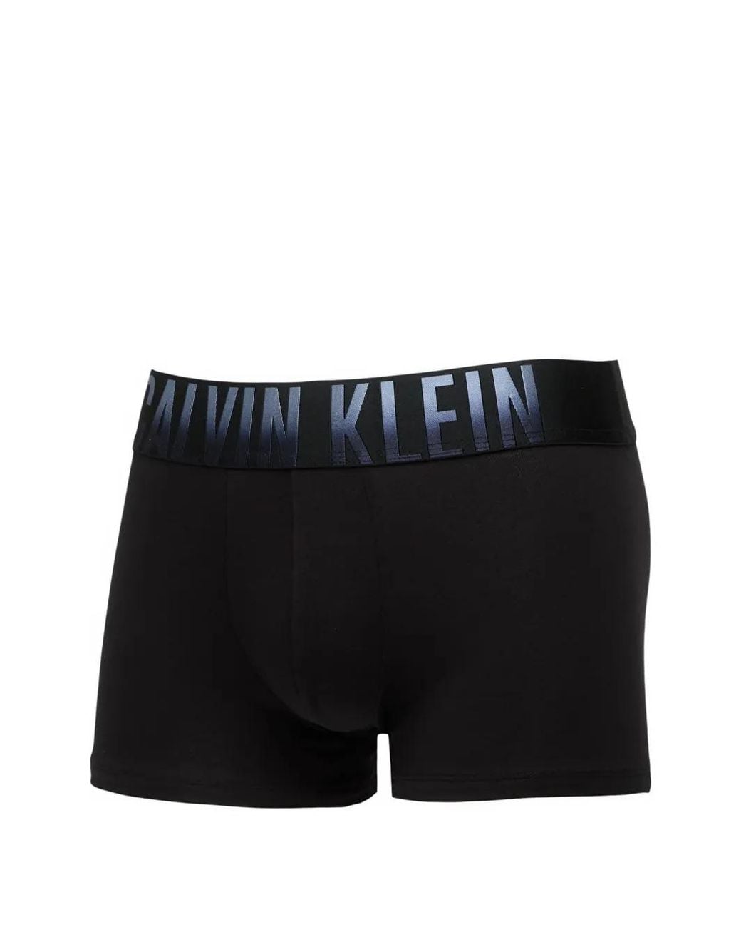 Calvin Klein Black Logo-Waistband Trunks (Pack Of Three) for men