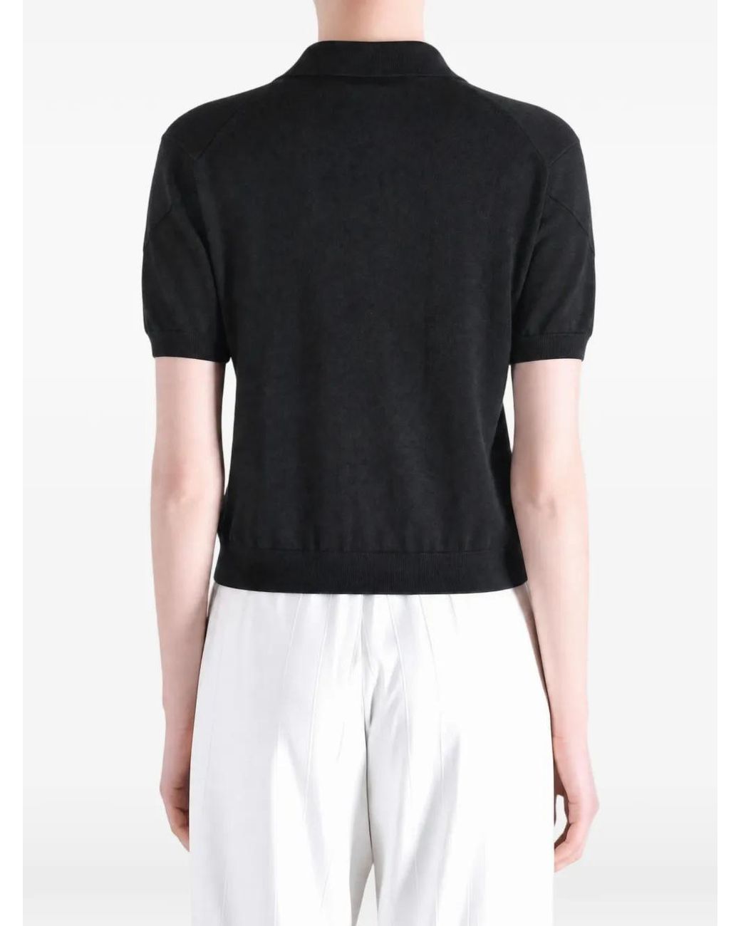 Polo À Patch Logo Givenchy pour homme en coloris Black