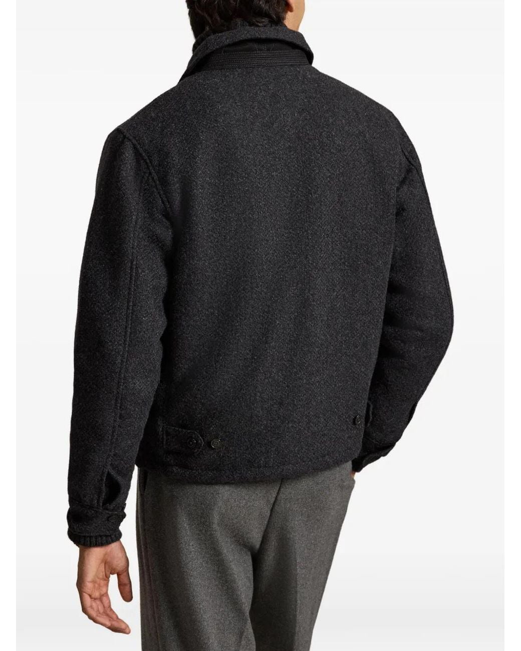 Polo Ralph Lauren Black The Langdon Tweed Jacket for men