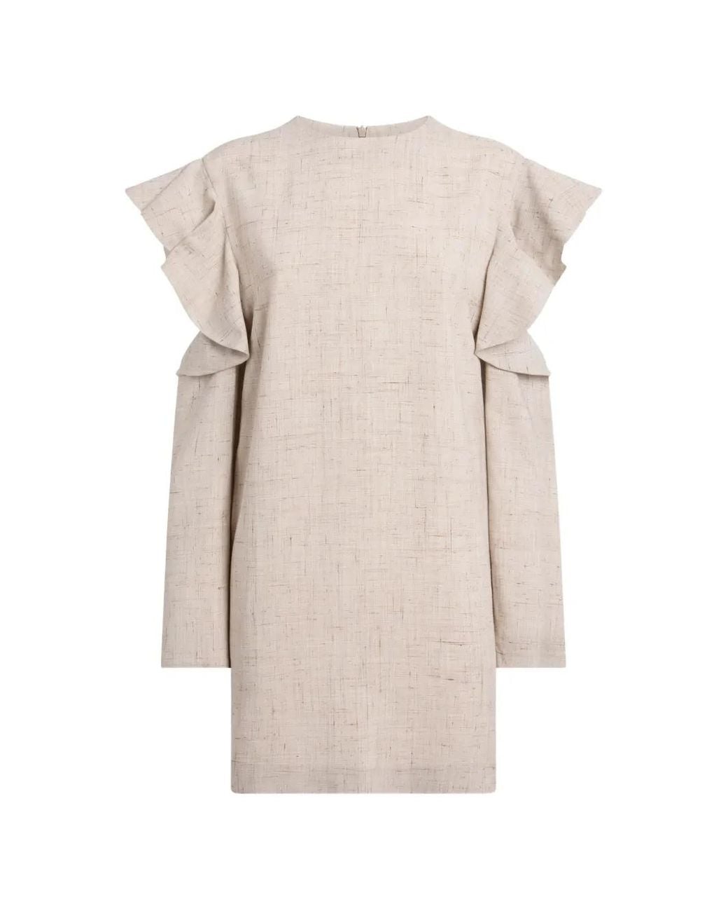 Moschino Natural Tweed Mini Dress