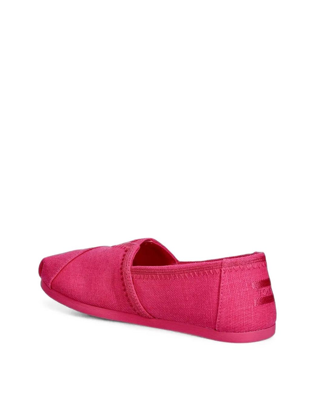 TOMS Pink Slip-On Espadrilles